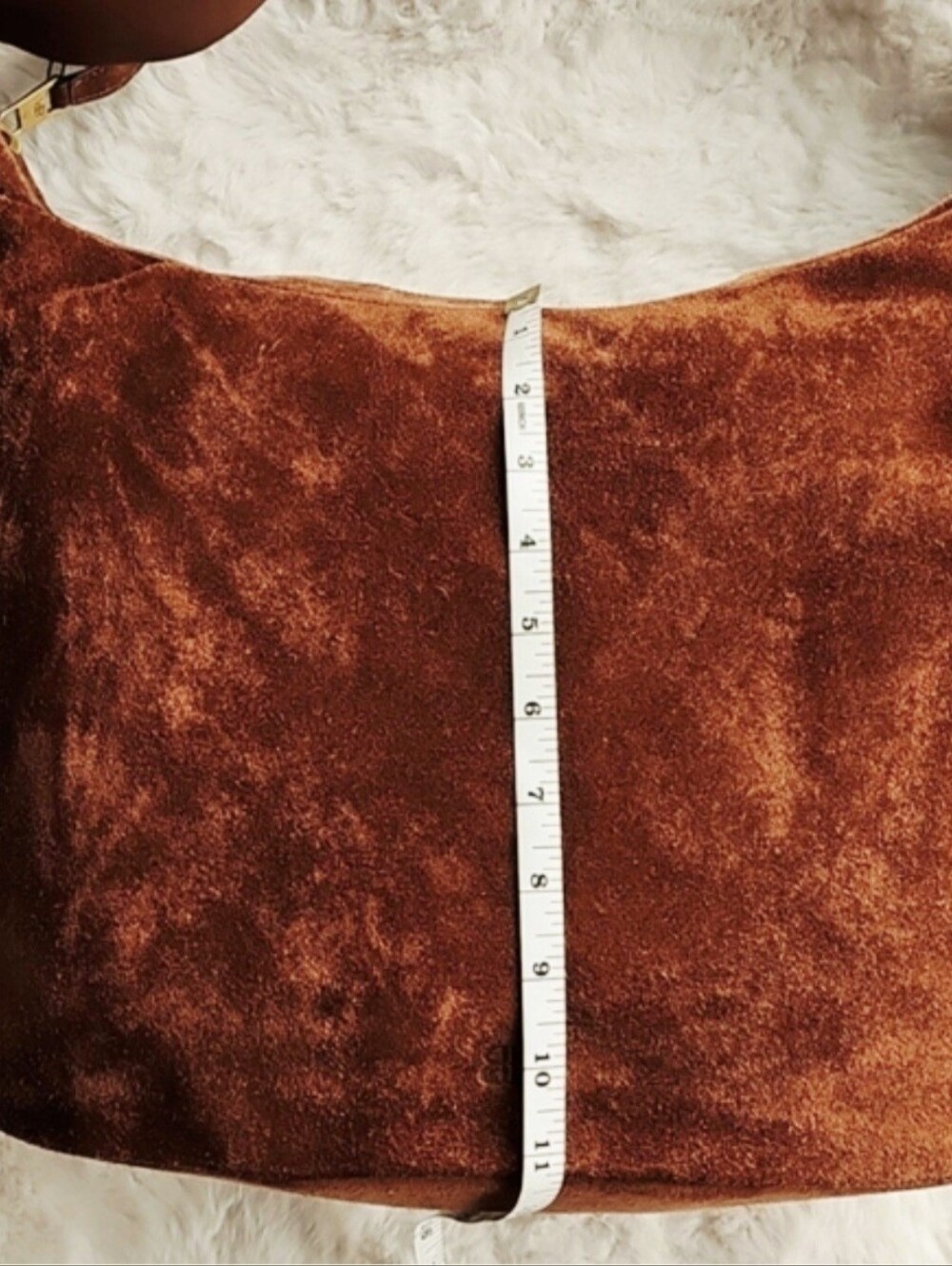 Banana Republic Cognac Suede Leather Hobo Bag - Picture 13 of 14